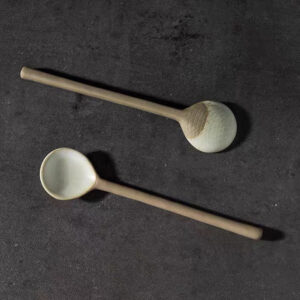 Gohobi Handmade Ceramic Tea Spoon