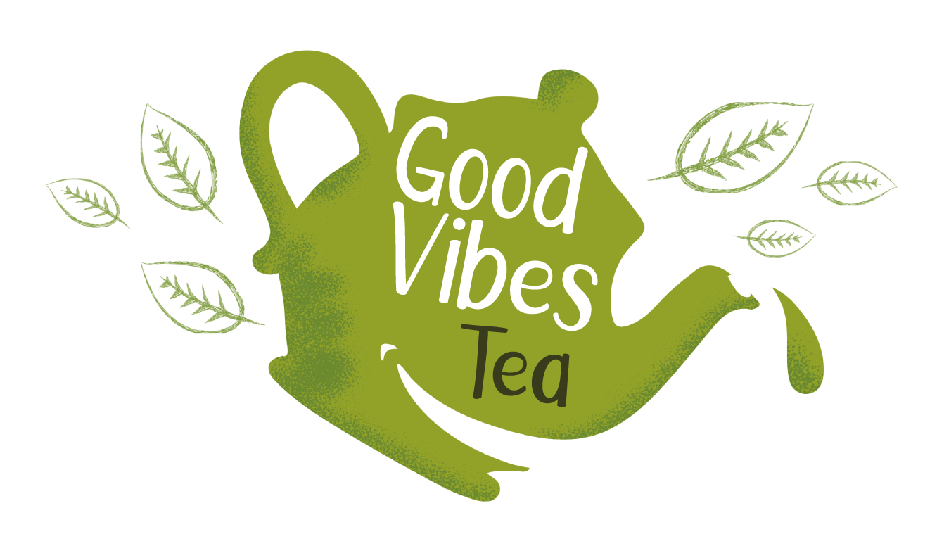 Good Vibes Tea Brandmark Logo