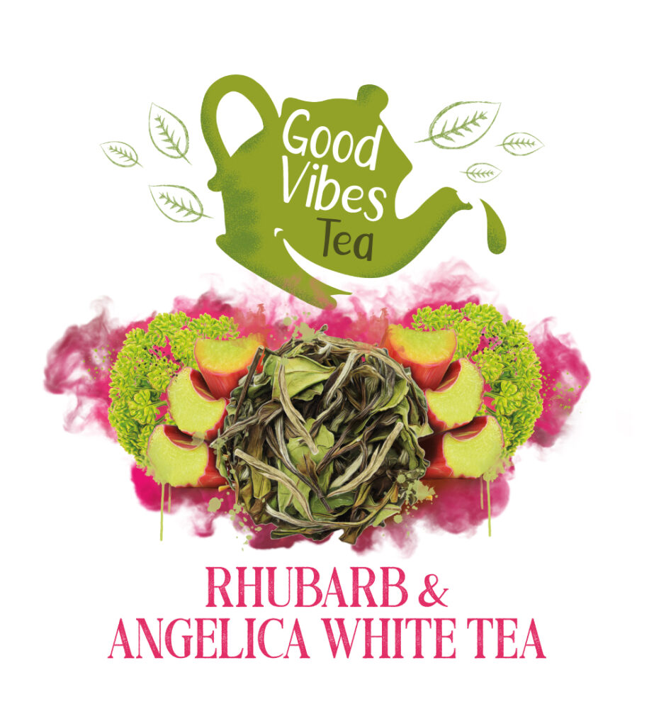 Good Vibes Tea Rhubarb & Angelica White Tea